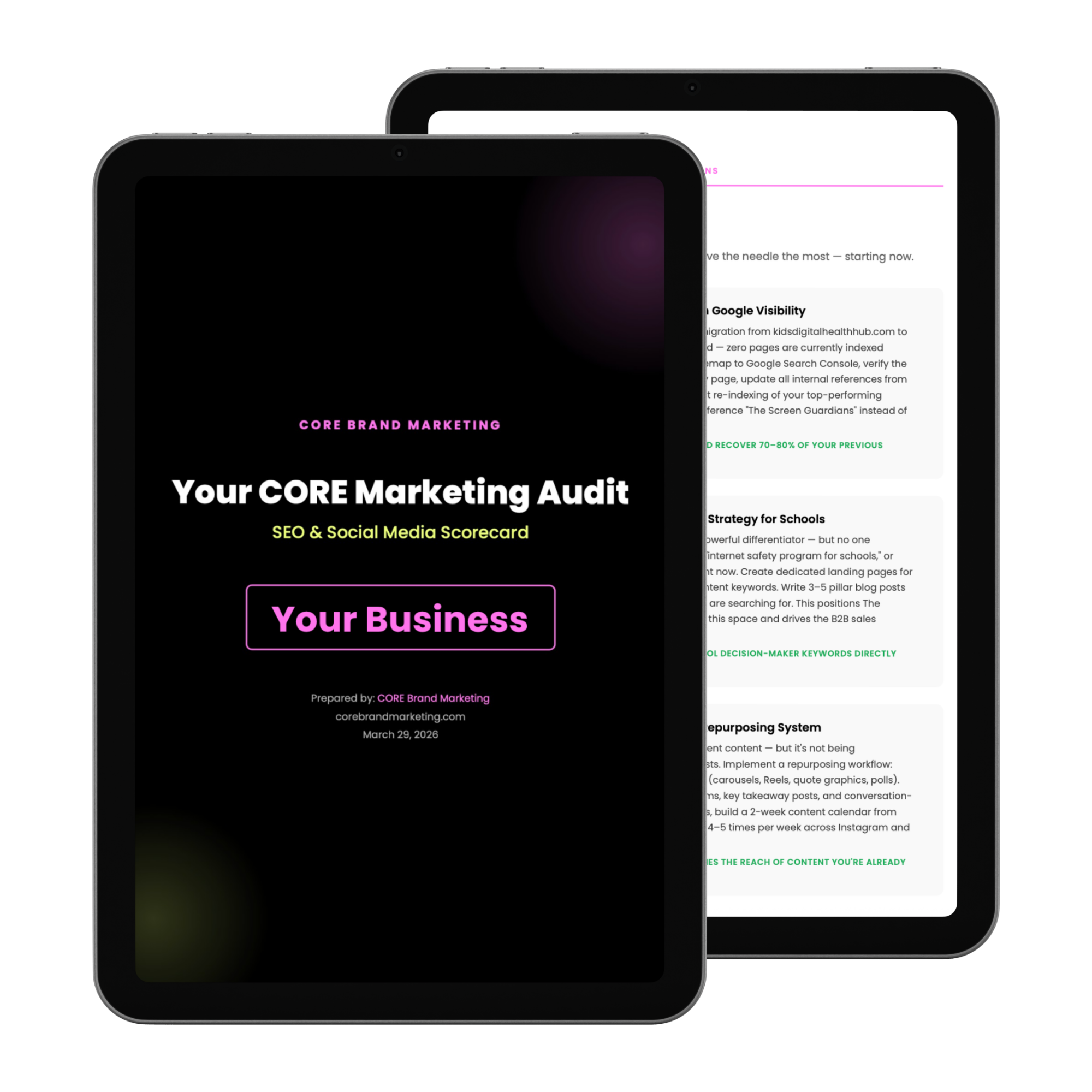 Marketing Audit for Small Business | SEO & Social Scorecard