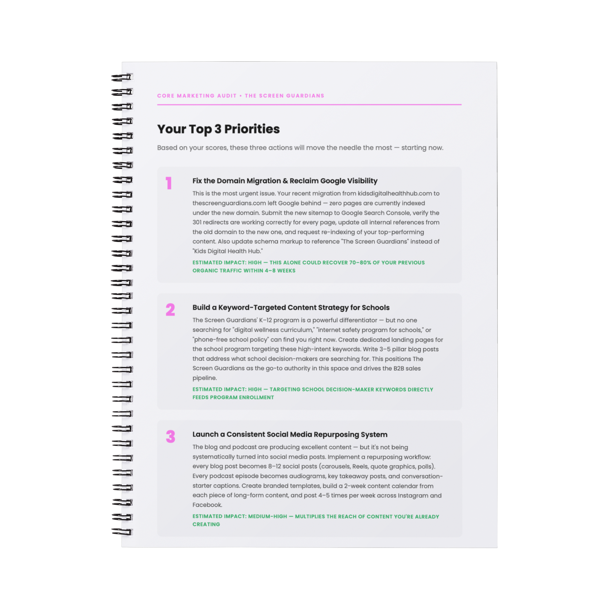 marketing audit for small business<br />
